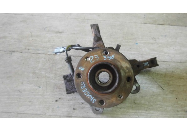 Цапфа, поворотний кулак правий Renault Logan 2, Sandero 2, 1.5 DCi, 23зуб, 400143444R